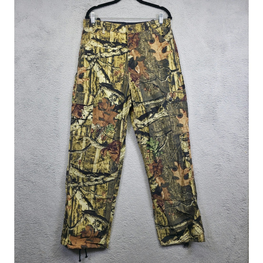 Liberty Mossy Oak Hunting Pants Mens M Green Breakup Infinity Camo Outdoor Sport